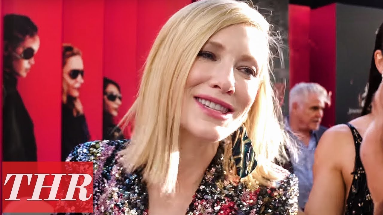 Cate Blanchett on The 'Ocean's 8' Premiere Red Carpet | THR