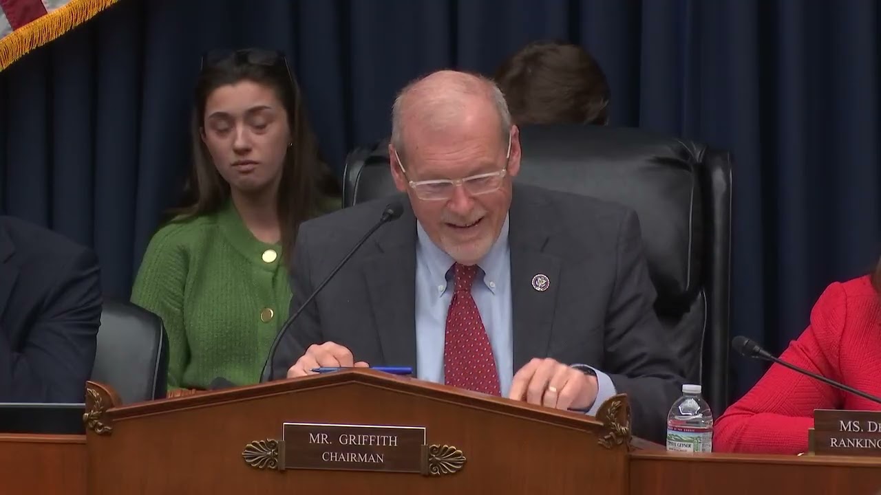 Chair Griffith Questions Witnesses at Health Subcmte Hearing on Lowering Prescription Drug Costs