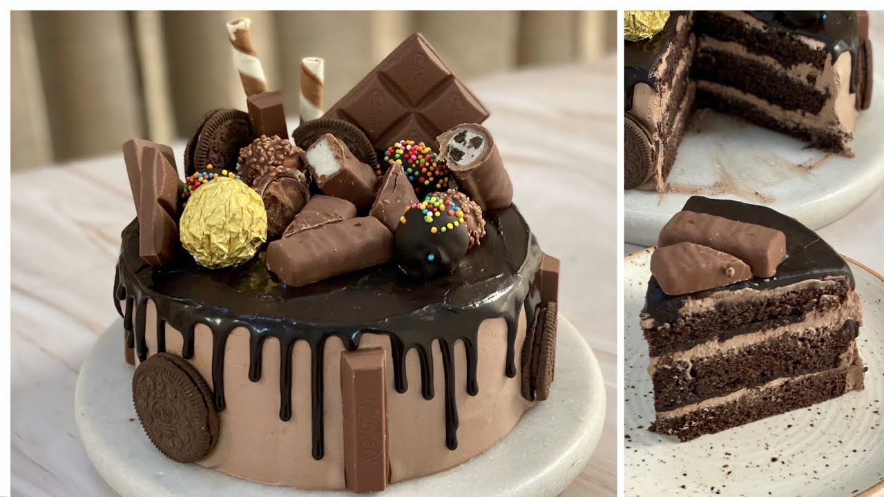 Best Chocolate Overloaded Cake In Kadai |No Oven, No Curd Best Chocolate Cake Recipe |Chocolate Cake