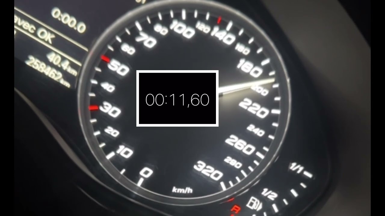 AUDI S6 C7 4.0 TFSi STAGE 1 | 0-270 KM/H