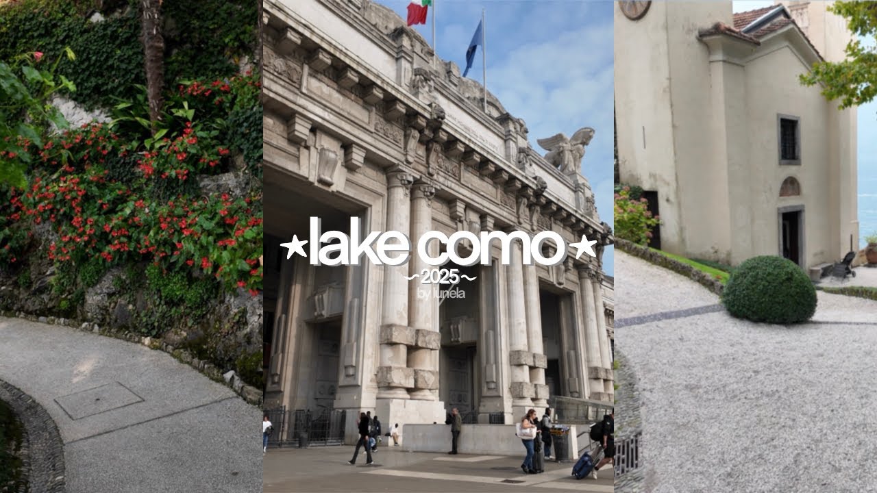 36 hours in lake como and milan | lofi travelling, a day in como, and the star wars villa