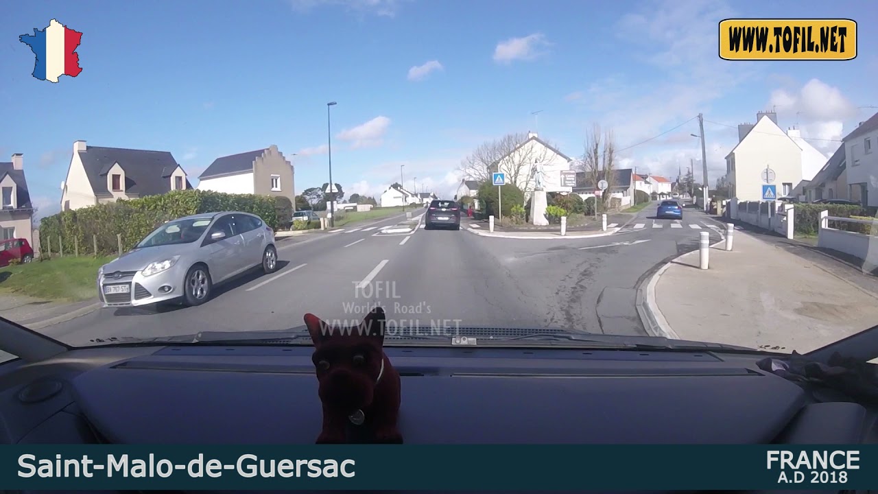 Saint Malo de Guersac FRANCE 2018 Driving Road Trip WWW.TOFIL.NET