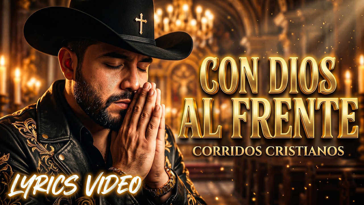 Con Dios al Frente | Corrido Cristiano que Est&aacute; Bendiciendo Vidas | LYRIC VIDEO
