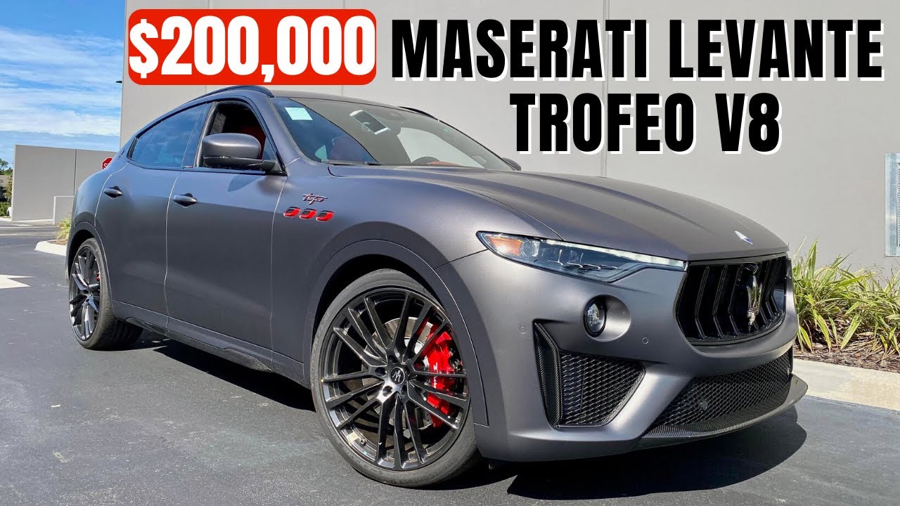 This Maserati Levante Trofeo V8 SUV Costs $200,000 and Its Worth It