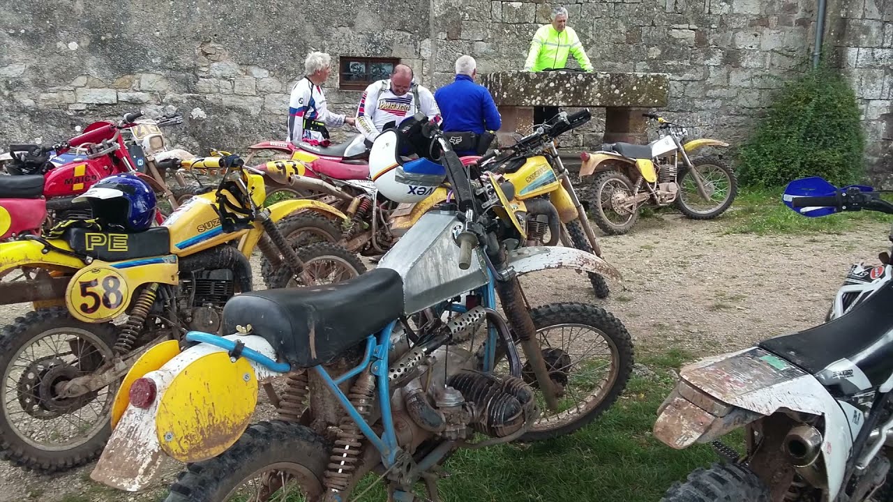 enduro vintage : Rando des peperes 2021 &agrave; Nauviale