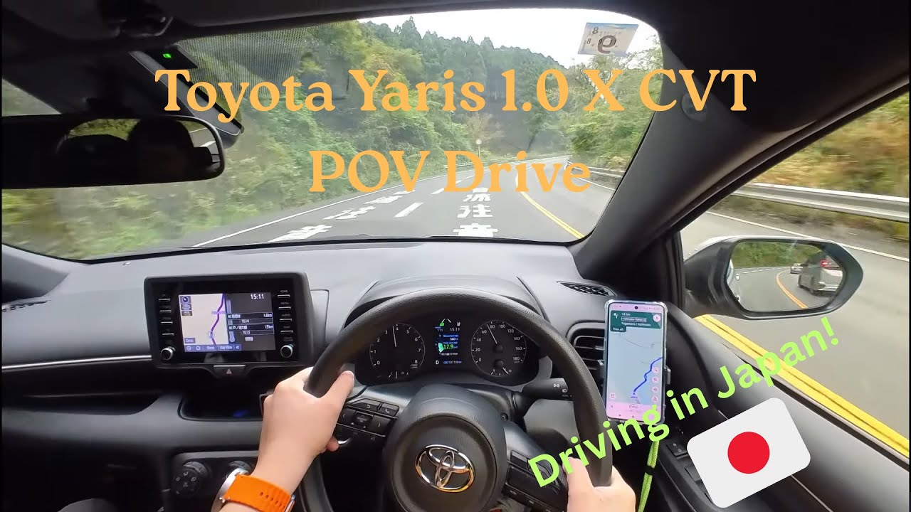 Toyota Yaris 1.0 X CVT POV Driving in Japan