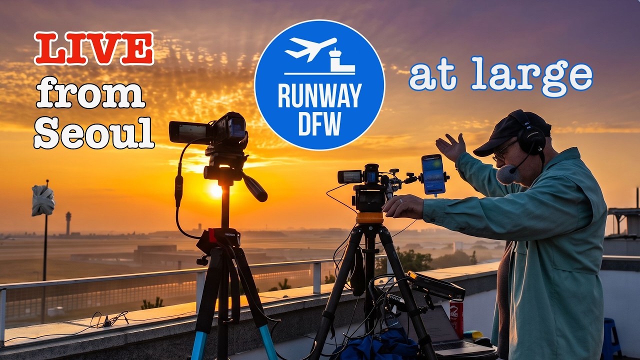LIVE 🔴 Daybreak @ Incheon Airport ICN 🇰🇷 plane spotting ✈️ Sep. 24, 2026