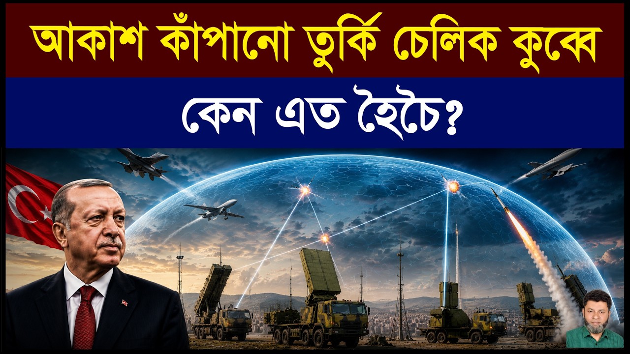 আকাশ কাঁপানো তুর্কি &lsquo;চেলিক কুব্বে&rsquo; | Iron Dome-এর চেয়েও ভয়ংকর? | Turkey Steel Dome Explained