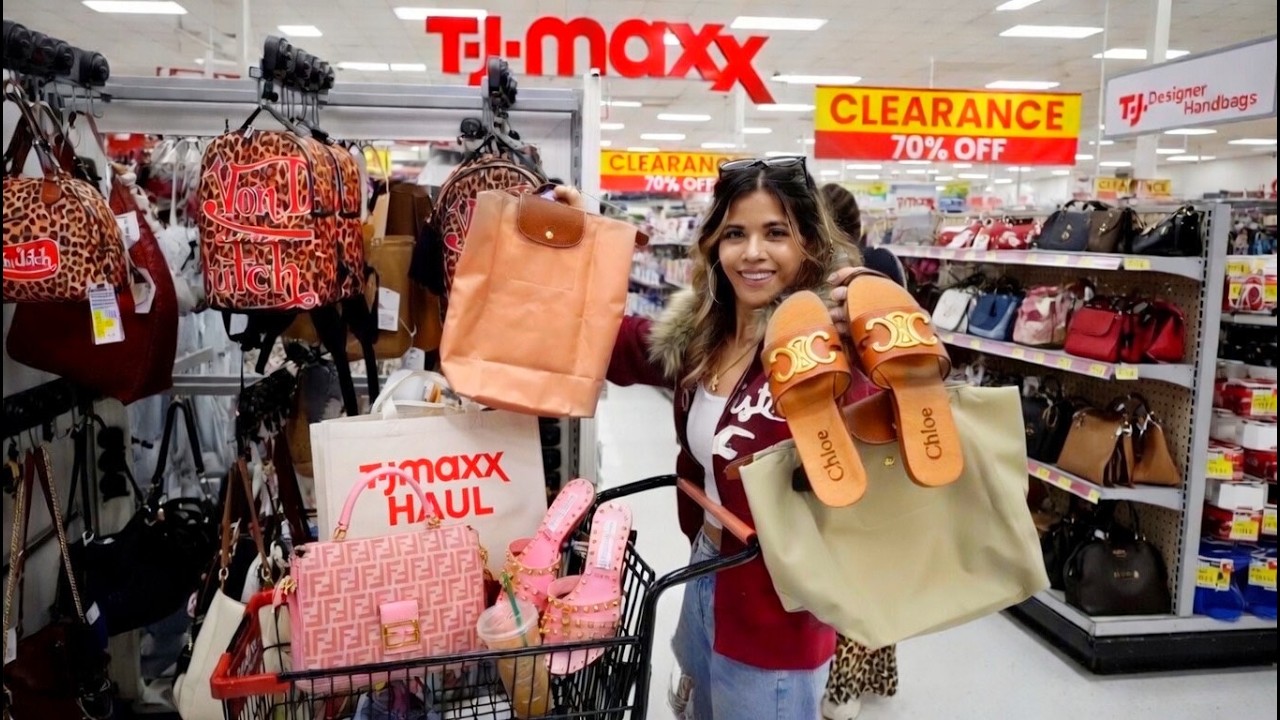 TJMAXX Luxury Spring Sale Finds! Huge Haul 2026 Gucci Valentino Chloe LongChamp & More!