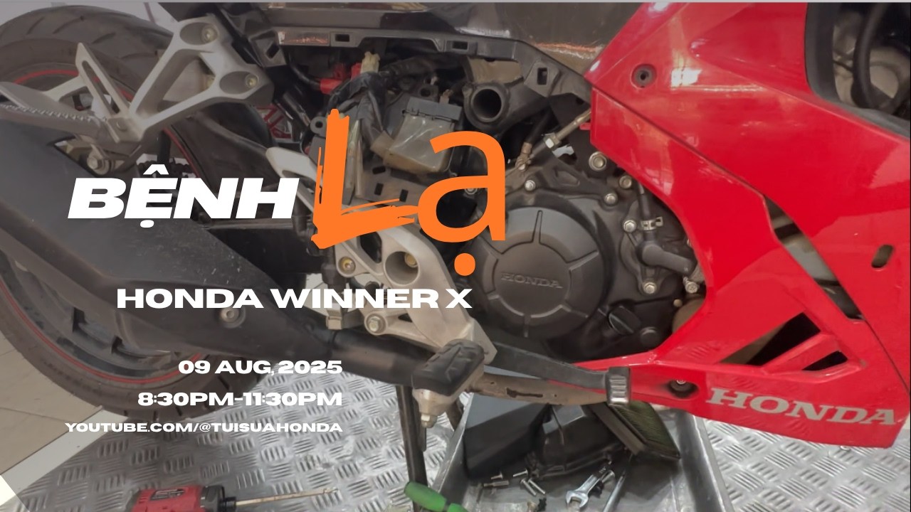 Bệnh Lạ Winner X đề khó nổ ! #tuisuahonda #winner #baoduongxemay