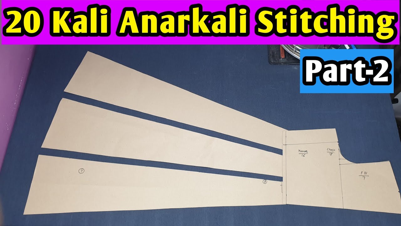 20 Kali Anarkali ki Stitching Part 2 | Anarkali Dress Designs | Amina Boutique
