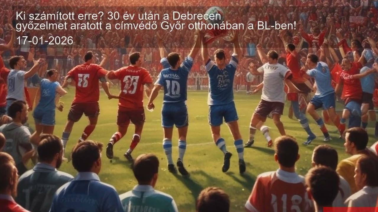 Ki számított erre? 30 év után a Debrecen győzelmet aratott a címvédő Győr otthonában a BL-ben!
