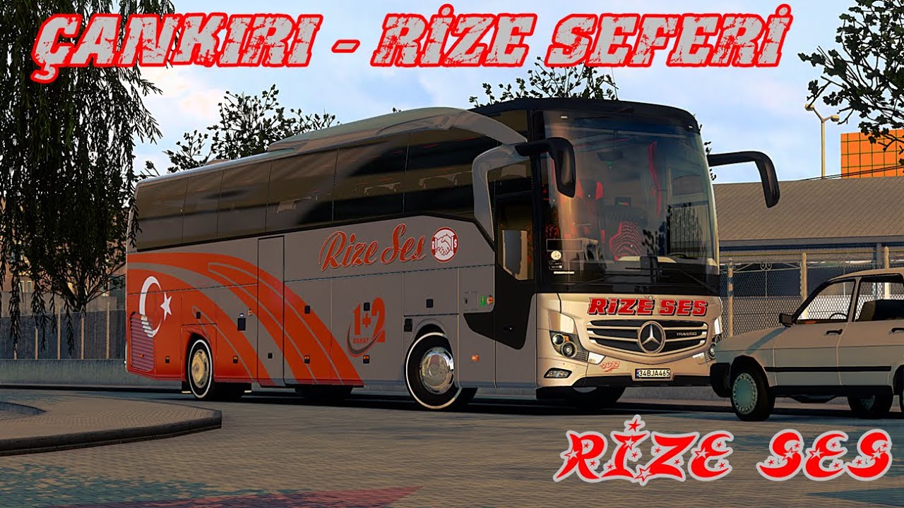 ETS 2 1.44 | ÇANKIRI - RİZE SEFERİ | MB-Yeni Travego 16 SHD – 2022 V2 #oyuncuyusbis #g29 #otobüs