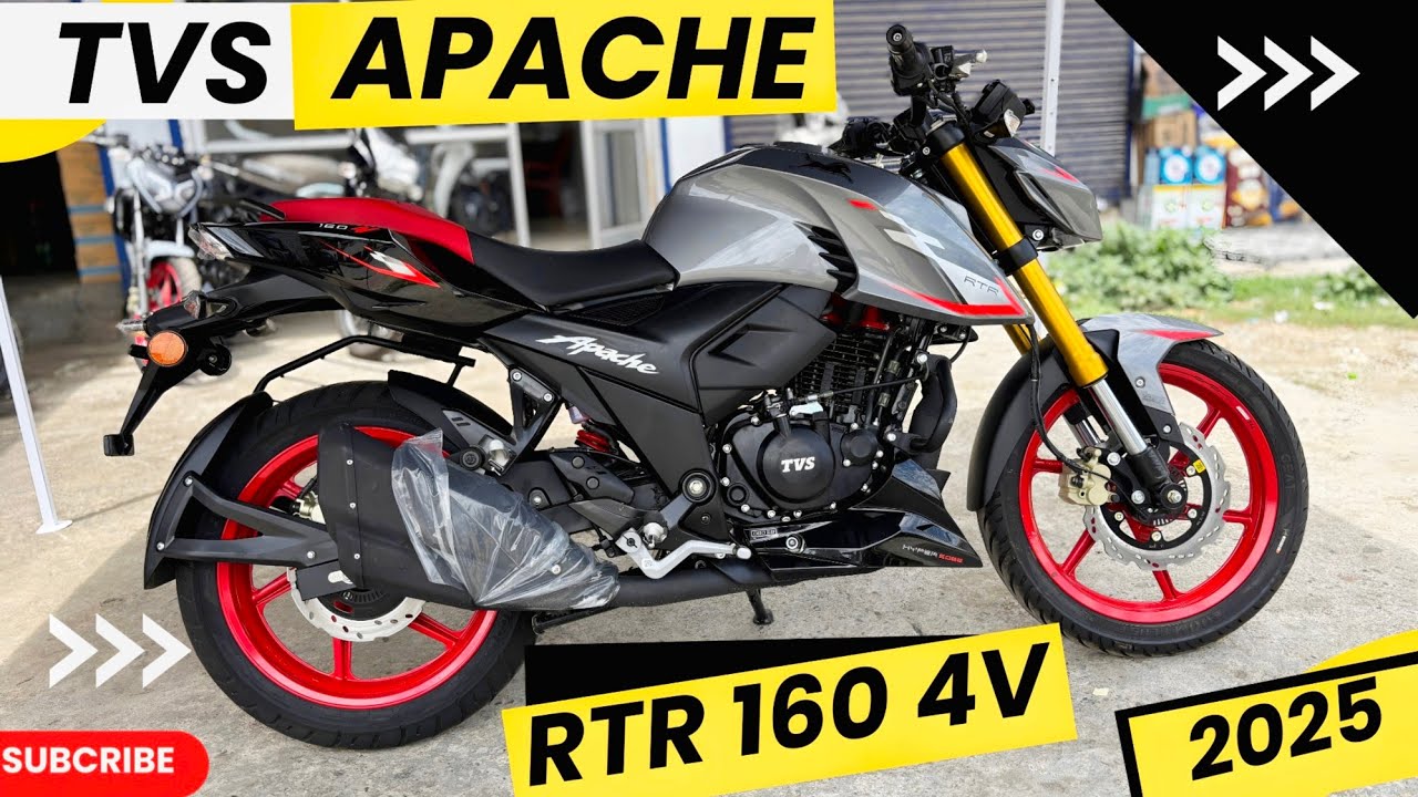2025 TVS Apache RTR 160 4V – Dual ABS + USD Forks | Full Review & Features