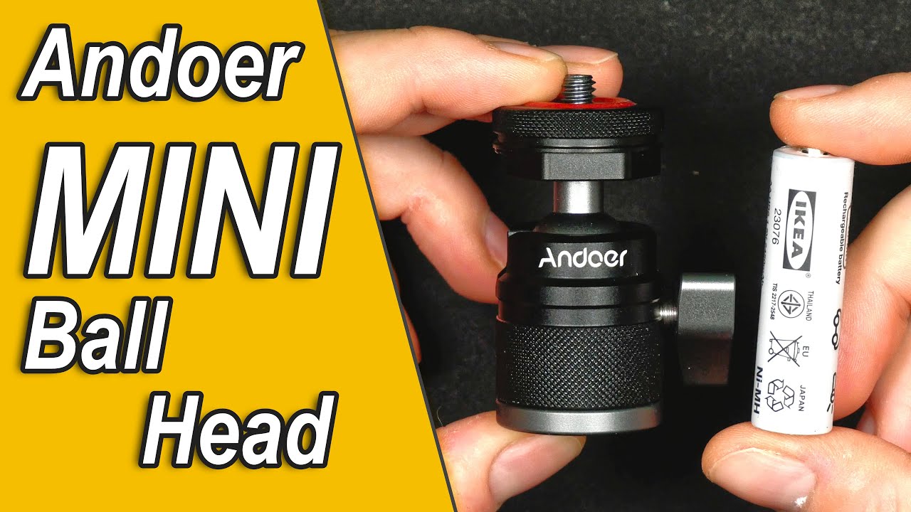 Andoer Mini Ball Head 2in1