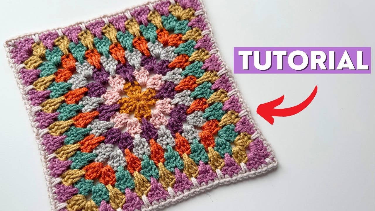 How to Crochet a Granny Square With Fewer Holes 🧶