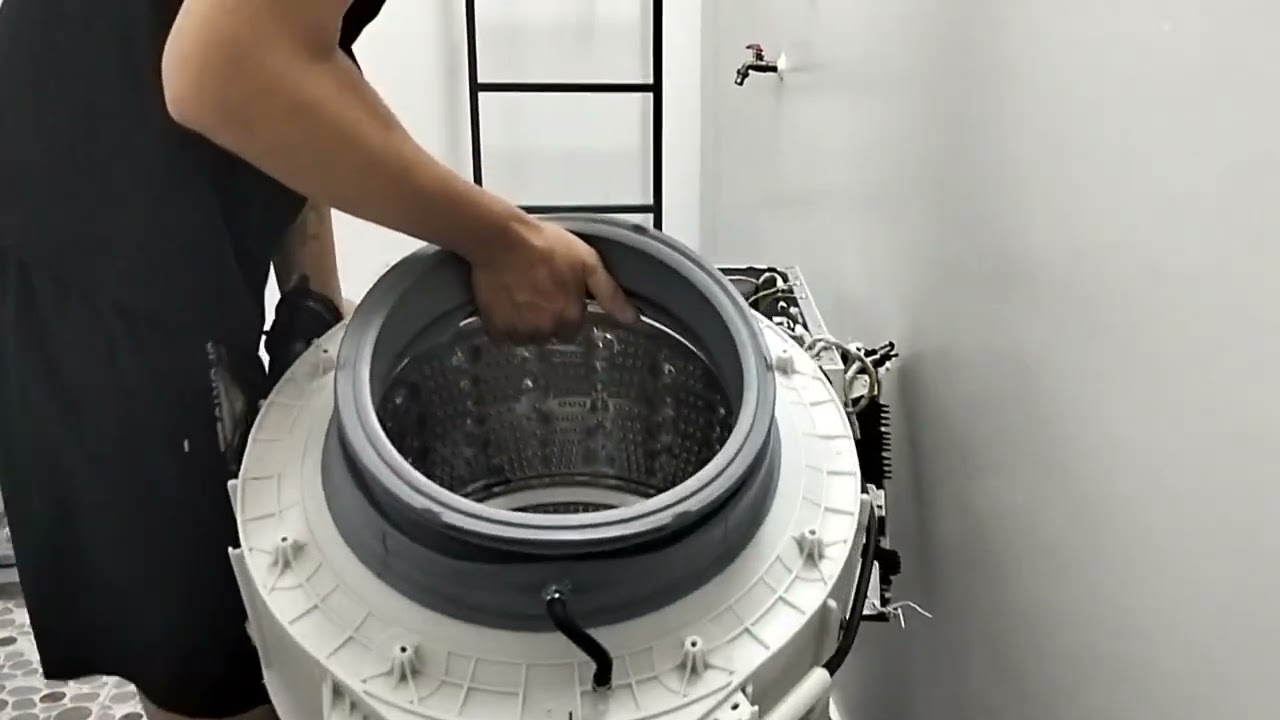 Hướng dẫn lắp lại máy giặt LG sau khi vệ sinh hướng dẫn cực chi tiết