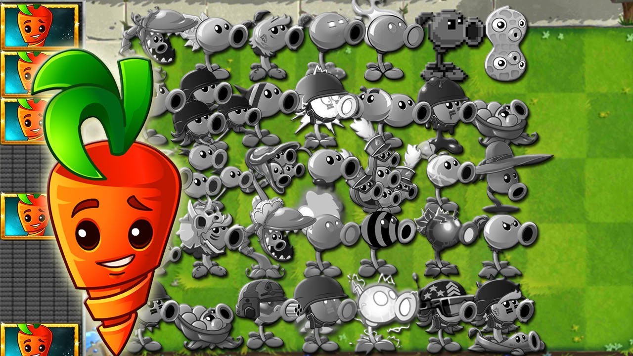 PvZ2 Survival - NEW Pea Plants Die & Intensive Carrot Vs All Zombies - Game Play!