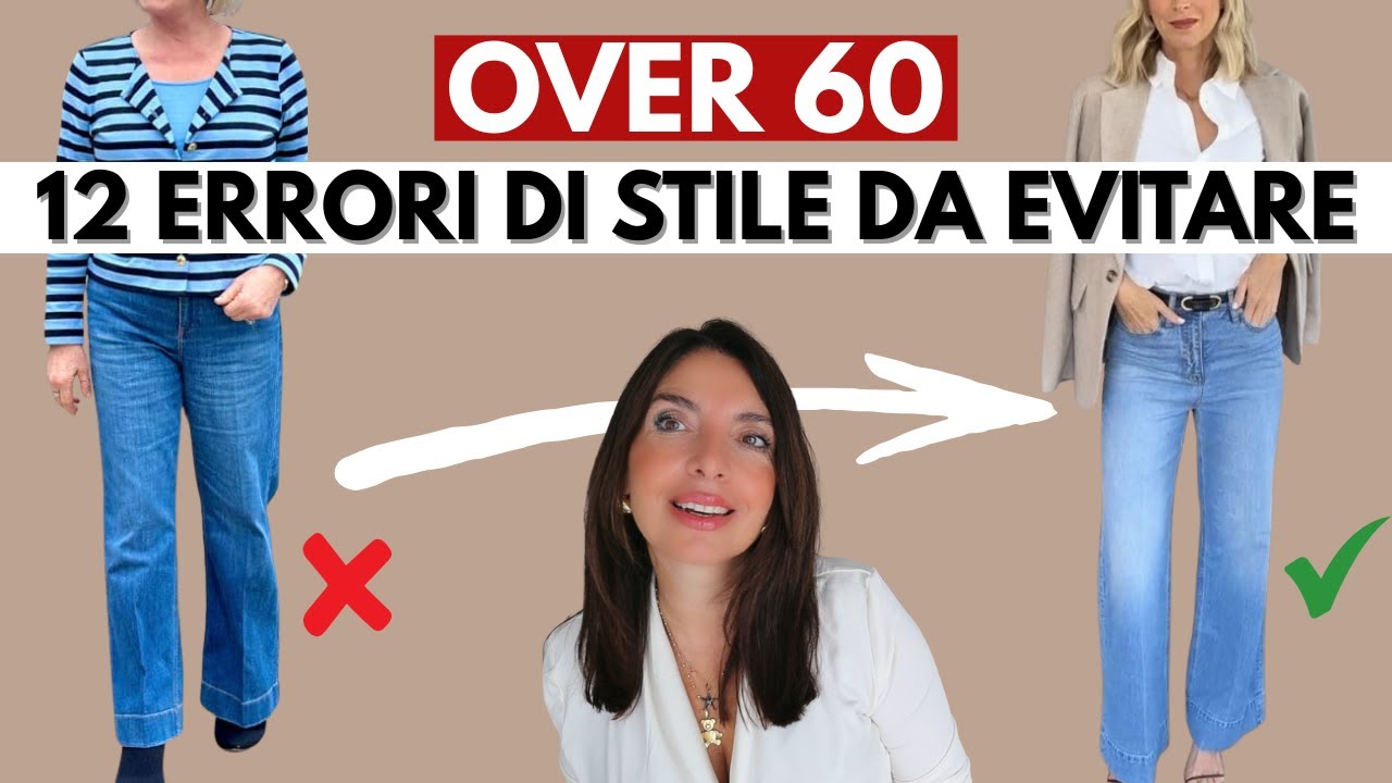 Come vestirsi dopo i 60 anni: 12 errori da evitare!