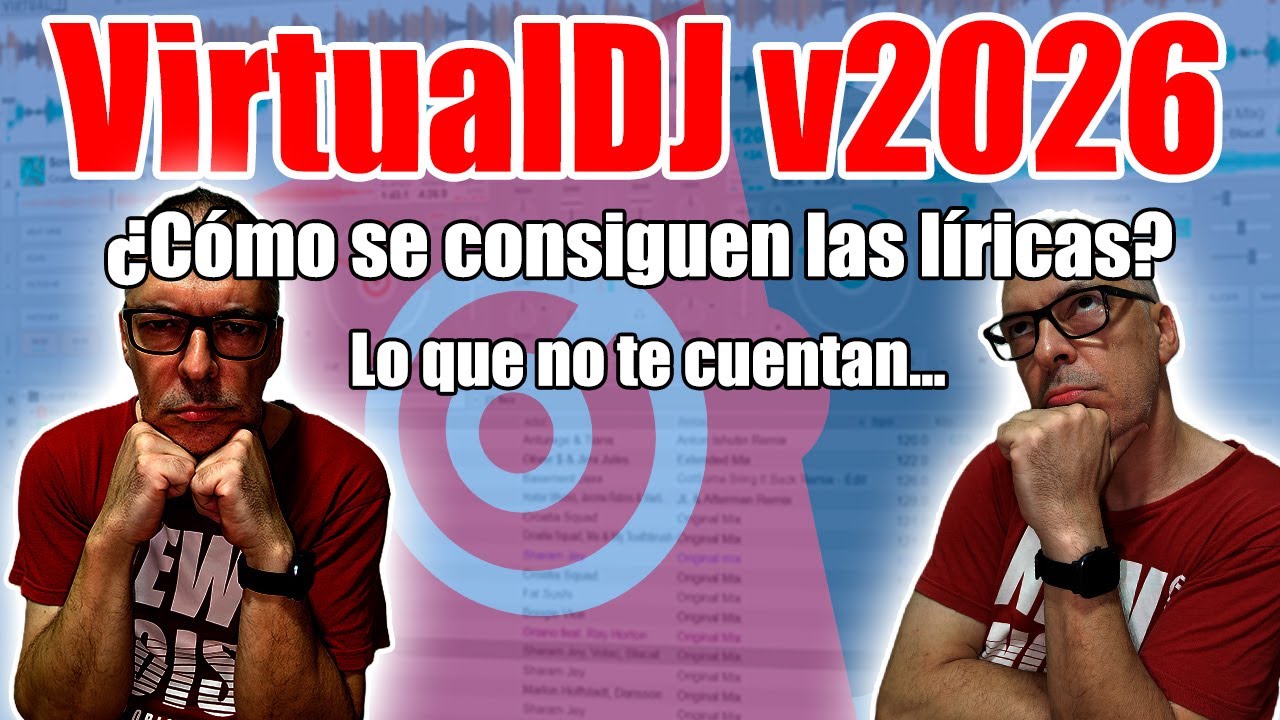 ¿Cómo se consiguen las líricas en VirtualDJ2026?