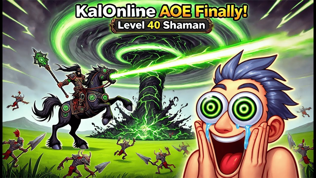 KalOnline EP5: LOW LEVEL SHAMAN AOE?? Level 5x faster