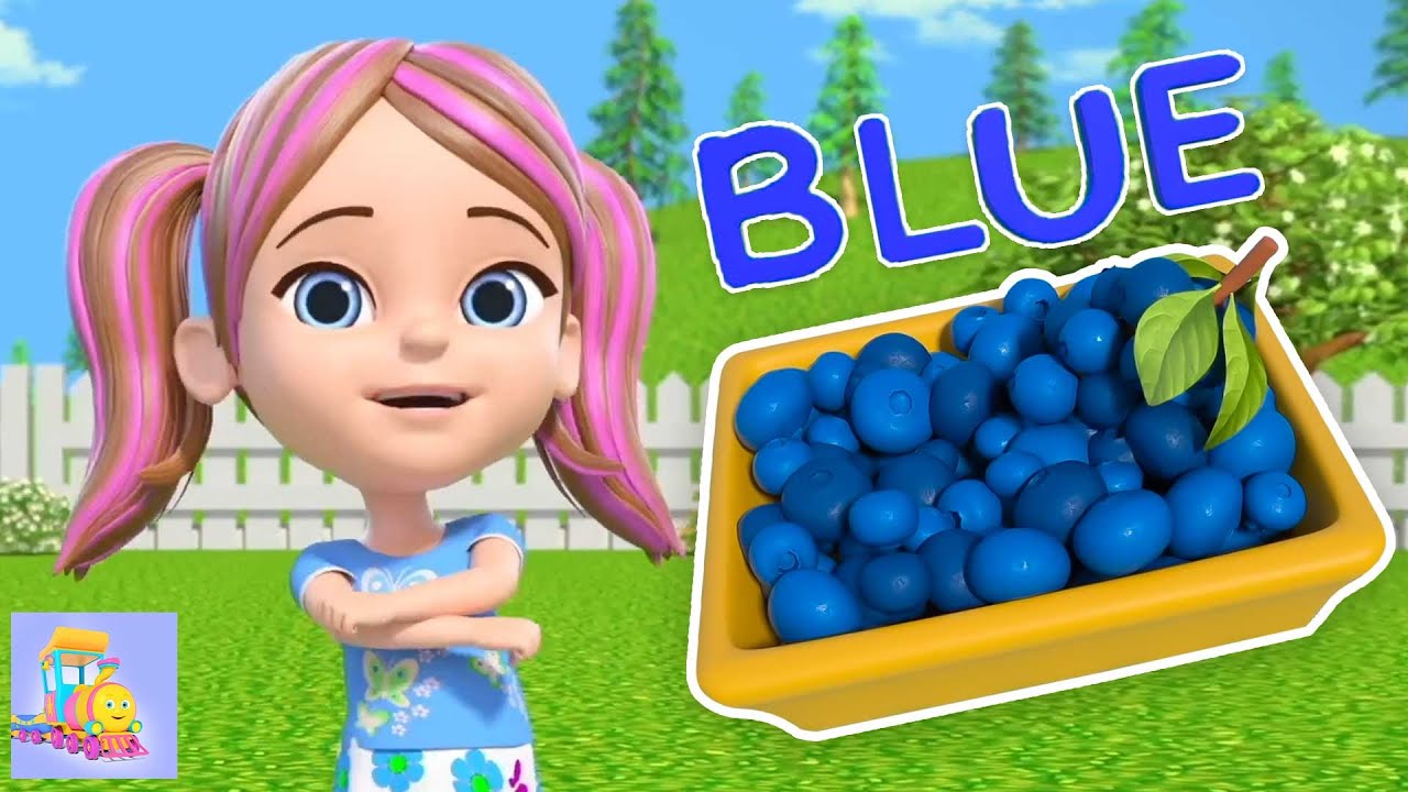 Blaues Farblied Lustige Lernreime + mehr Vorschul Videos für Kinder