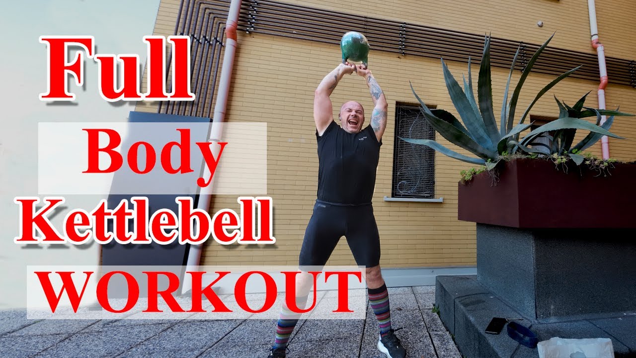 Crazy Full Body Kettlebell Workout with 24 kg Kettlebell Sport