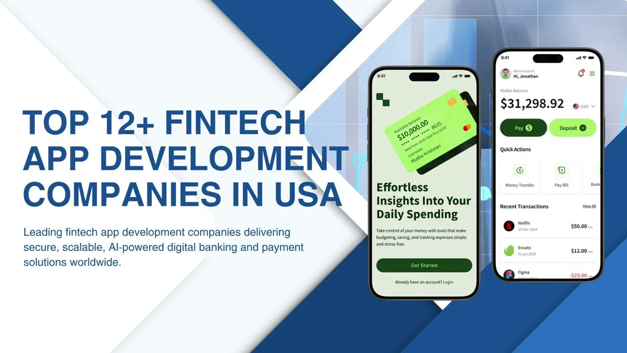 Top 12+ Fintech App Development Companies in USA