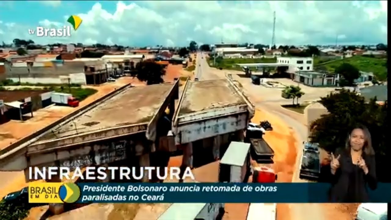 Presidente Bolsonaro anuncia retomada de obras paralisadas no Ceará