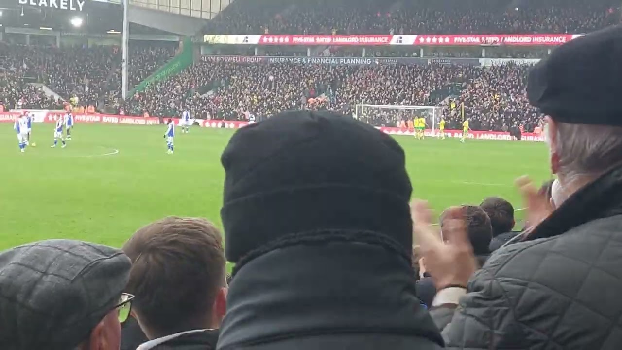 Mohamed Toure's debut goal 78min for Norwich v Blackburn  7/2/26 Championship 