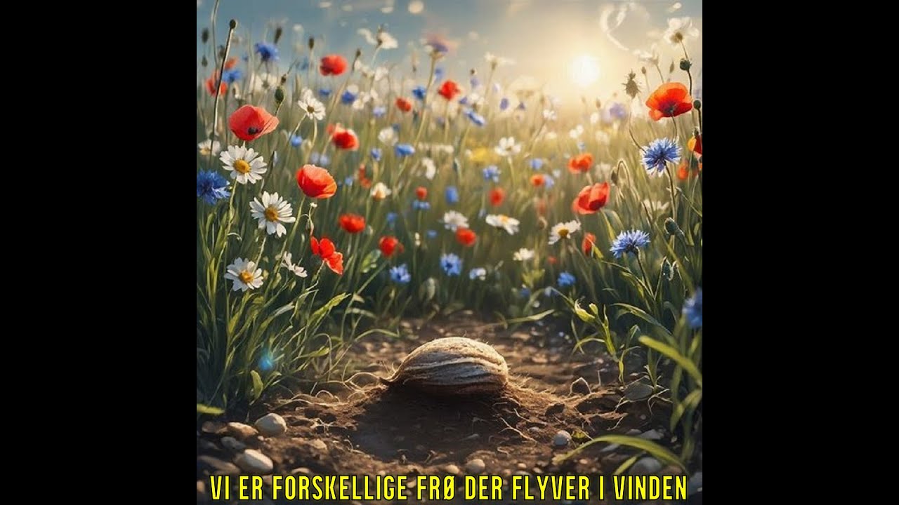 Vi er forskellige frø der flyver i vinden