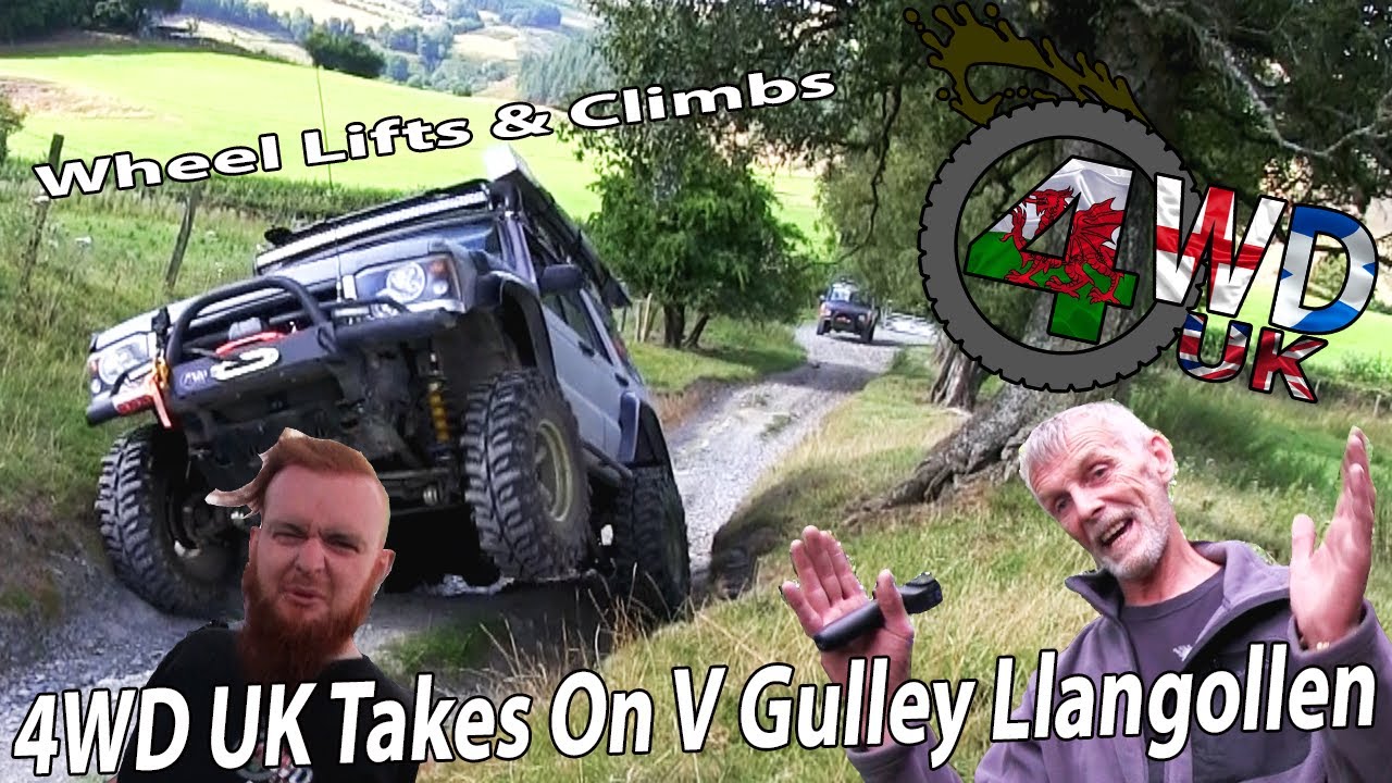 V GULLEY | Do we get damage? | BIG WHEEL LIFTS | not so SPLASHY LANE | 4WD UK