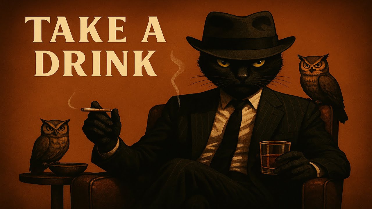 Take A Drink — Shadows in Blue | Dark Melancholic Saxophone & Piano Jazz