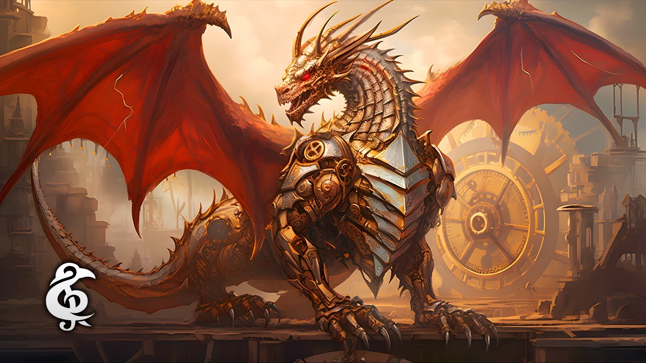 1 Hour of Combat Music | Clockwork Dragon (Loop)