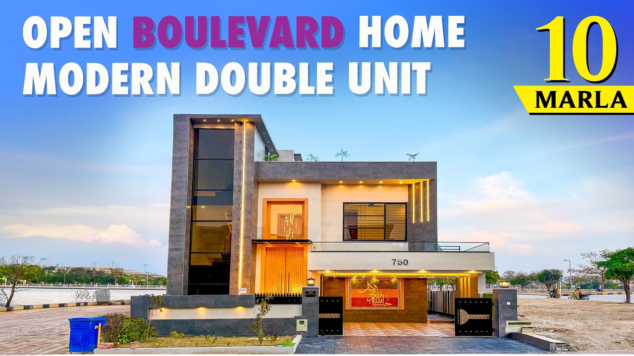 10 Marla Open Boulevard Modern House for Sale in Bahria Town Rawalpindi | House Tour 2026