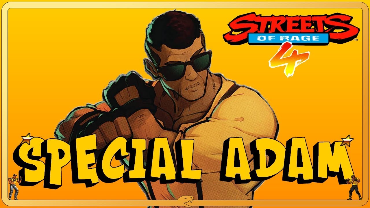 Streets of rage 4 - SPECIAL ADAM !