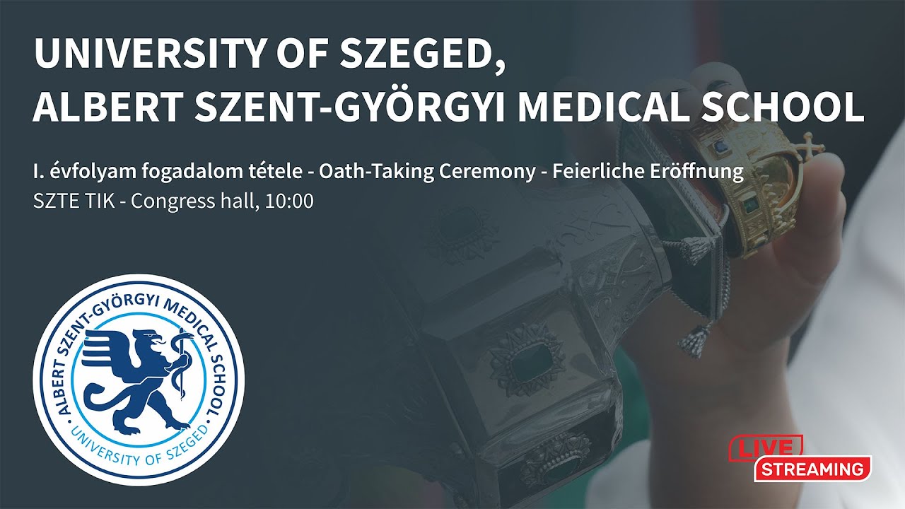 I. évfolyam fogadalom tétele - Oath-Taking Ceremony - Feierliche Eröffnung