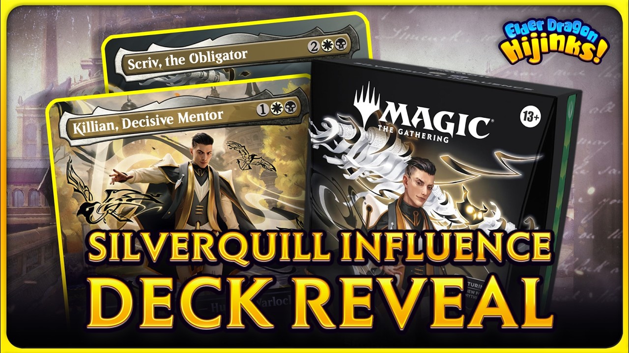 Silverquill Influence Full Deck Reveal | NEW AURA ENCHANTRESS COMMANDER | Secrets of Strixhaven MTG