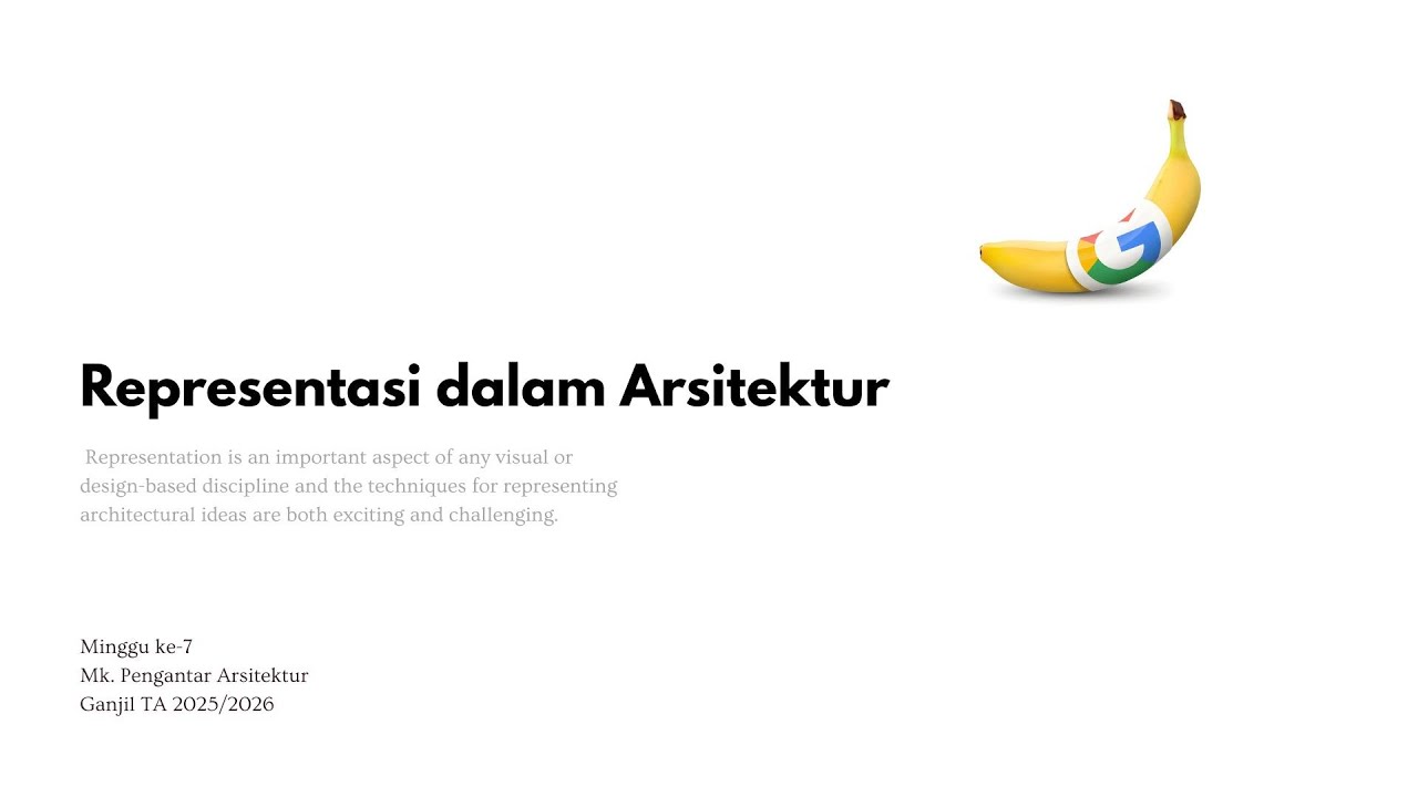Representasi dalam Arsitektur