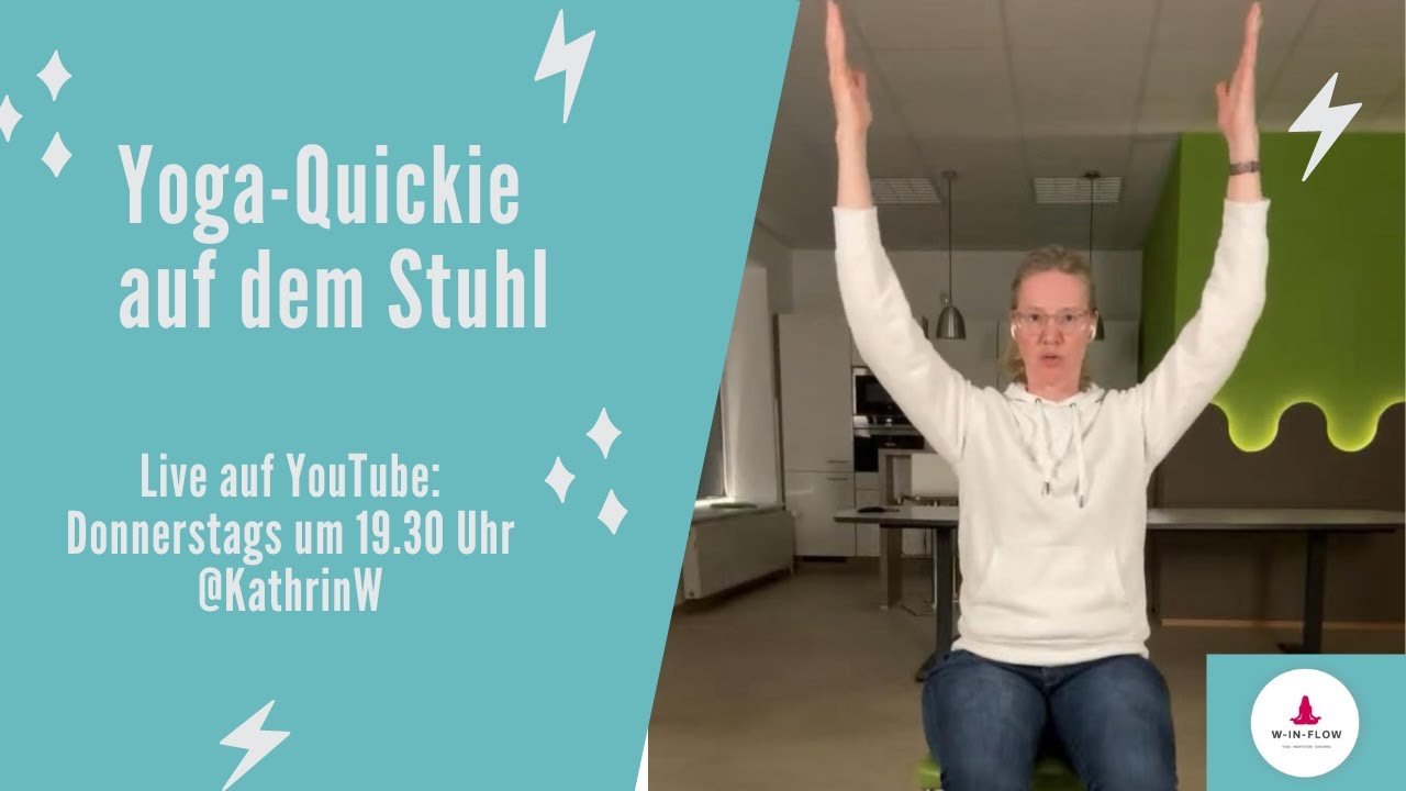 Yoga-Quickie auf dem Stuhl #1