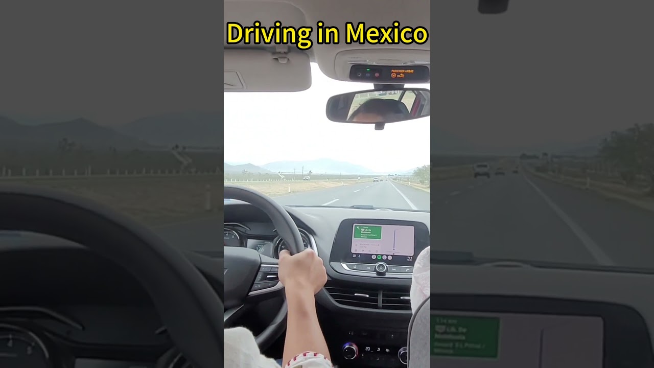 Her 1st time driving in Mexico  #mexicolife #movingtomexico