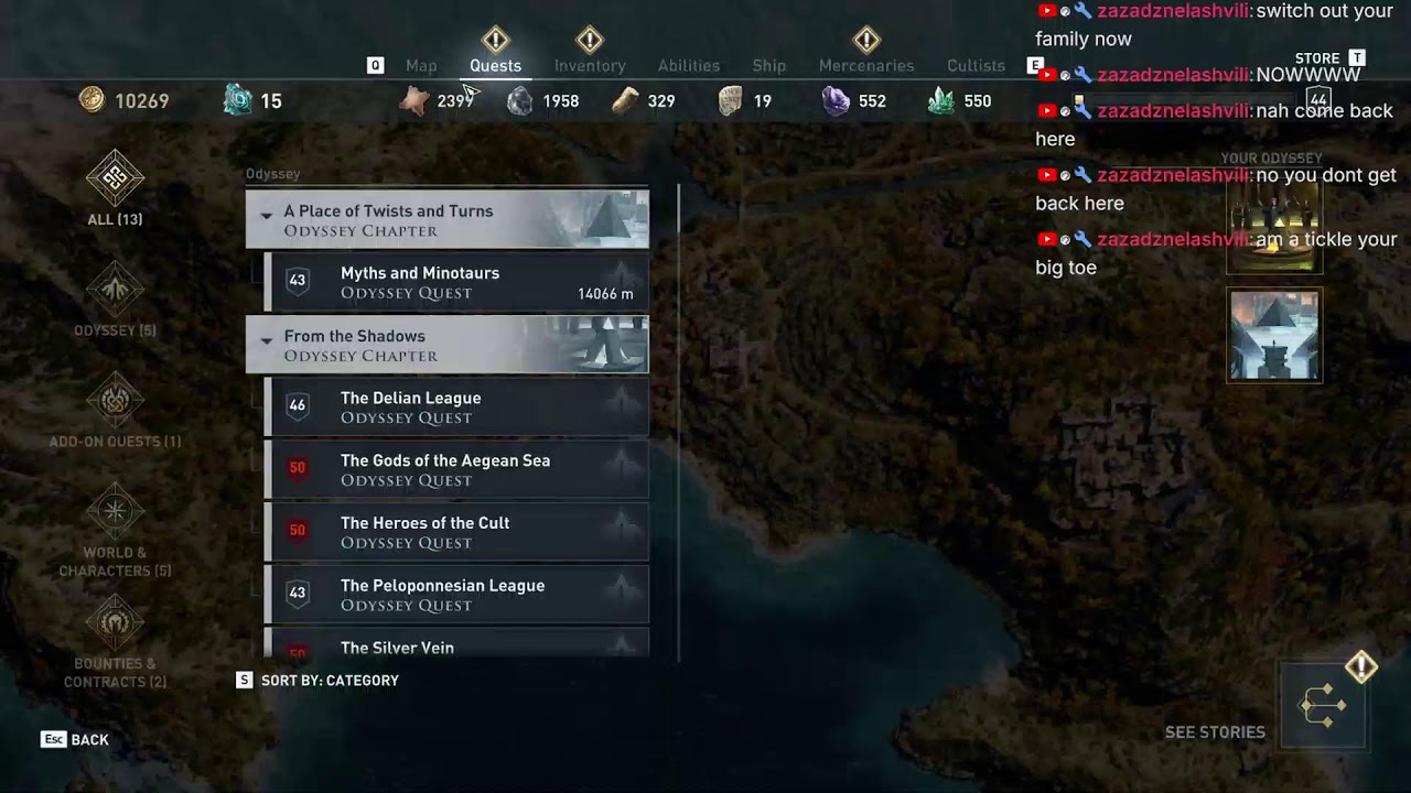 Assassin's Creed Odyssey Gameplay - Character Quests