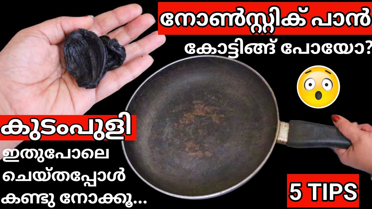 കുടം പുളി ഞെട്ടിച്ചല്ലോ|കോട്ടിങ് പോയ നോൺസ്റ്റിക് പാൻ ഉണ്ടെങ്കിൽ ഇങ്ങനെ ചെയ്തു നോക്കൂ|Tips & Tricks
