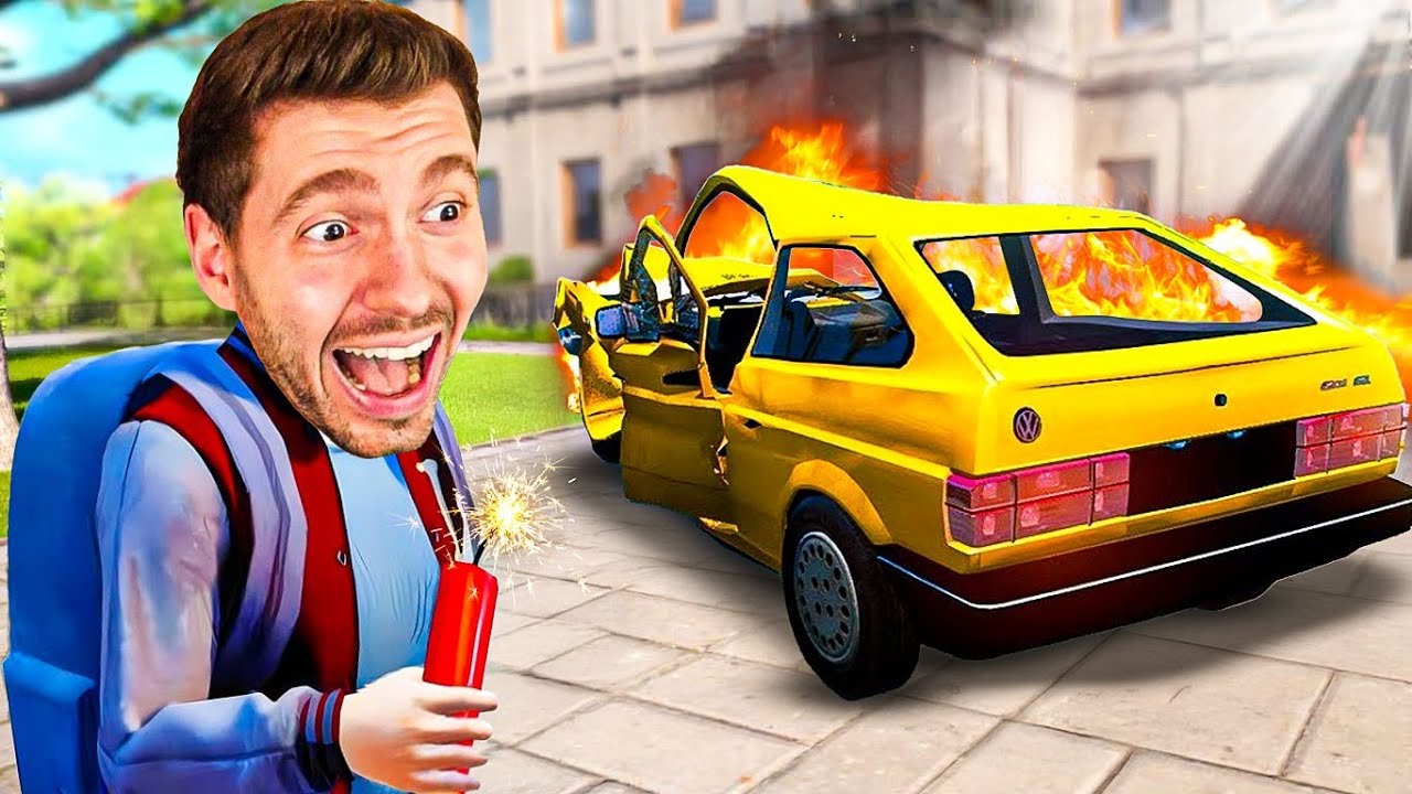Quebrei o CARRO DO PROFESSOR - Bad Guys At School