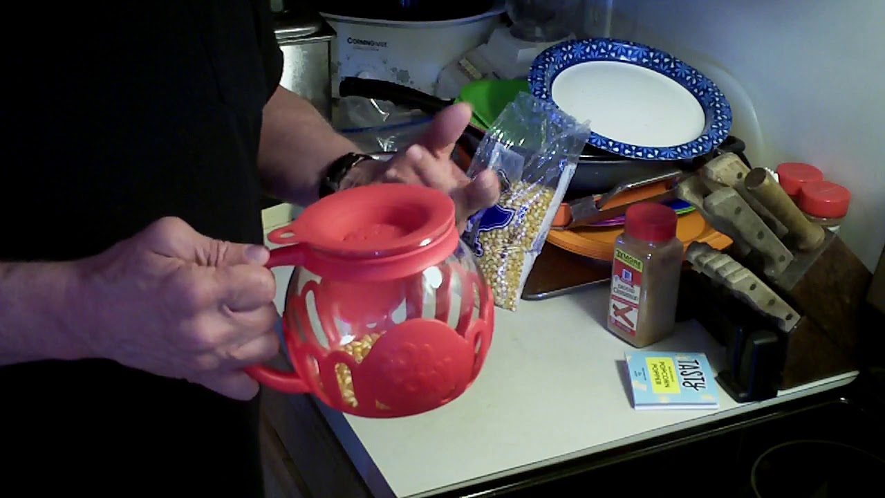 Tasty,  Glass 1 1/2 Quart, Microwave Popcorn Popper - Review