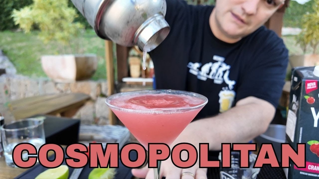 How to Make a COSMOPOLITAN | The Iconic Pink Cocktail | Família Buitoni’s Bar #03