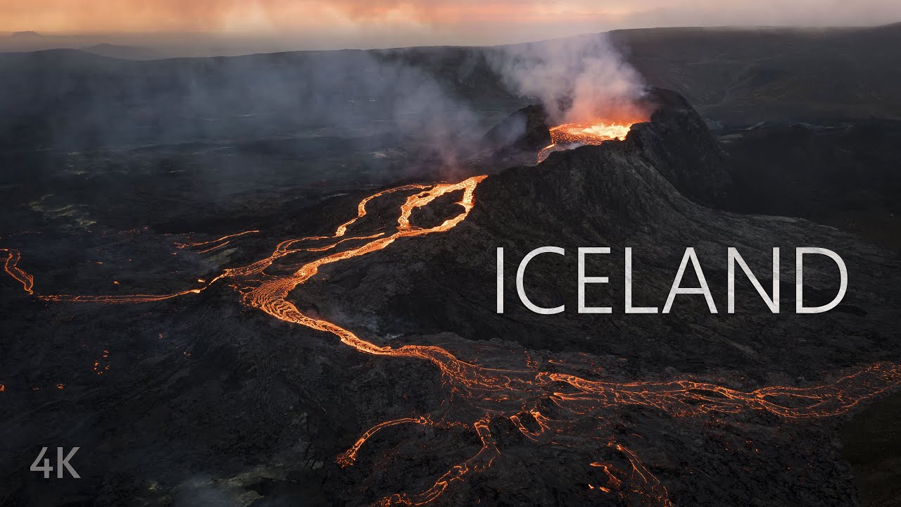 Stunning Volcano Eruption in Iceland 🌋 4K - Short Vlog (DE)