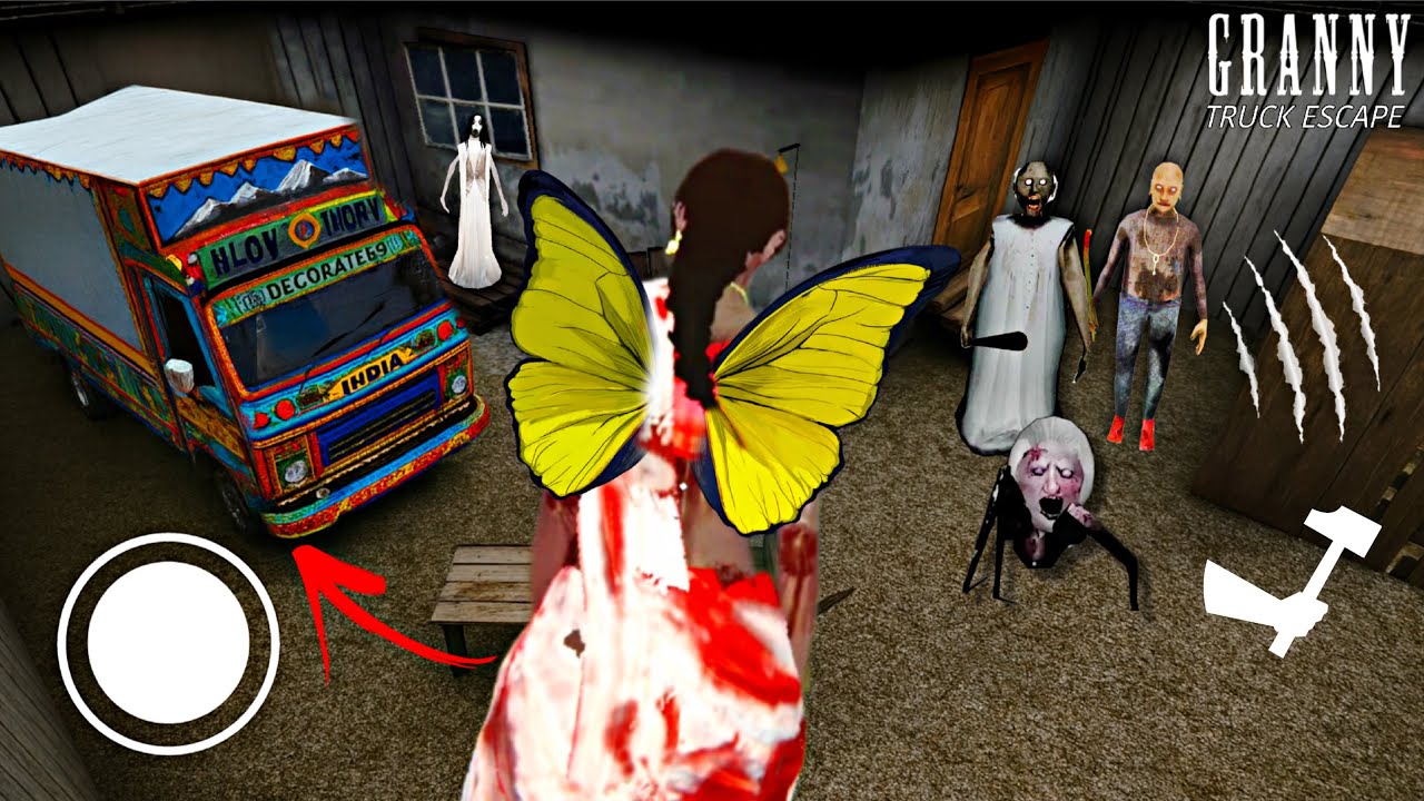 PLAYING AS FLYING KAMLA IN GRANNY TRUCK MODE || KAMLA FOUND A SECRET TRUCK 