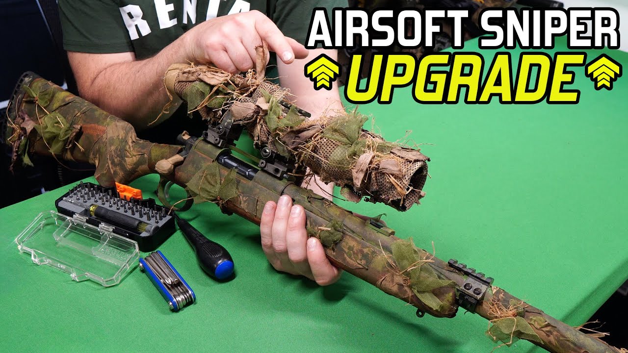 How I Made My AIRSOFT SNIPER Shoot Like A LASER!