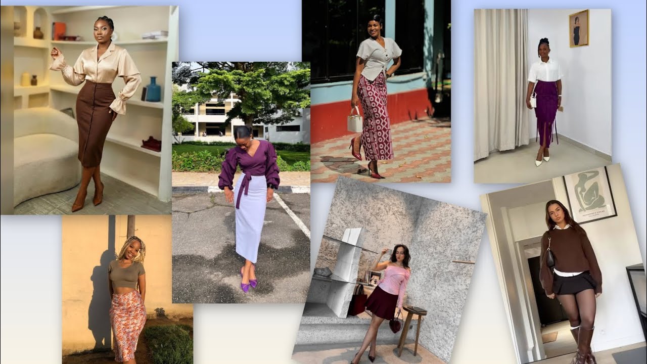 DIFFERENT WAYS TO STYLE SKIRTS #fashion #outfitideas